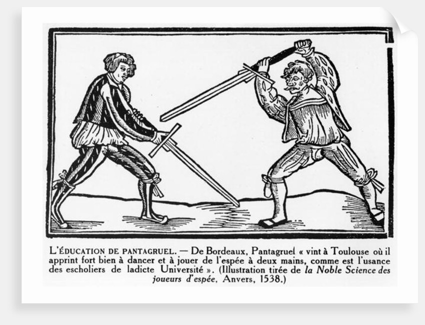 The Education of Pantagruel by French School