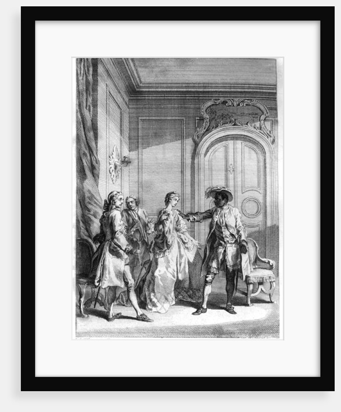 Scene from 'Othello' by William Shakespeare engraved by Hubert Gravelot by Francis (after) Hayman