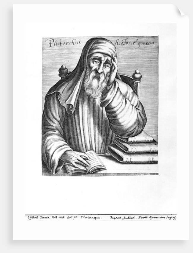 Portrait of Plutarch by French School