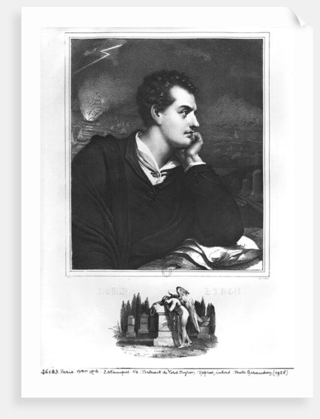 Portrait of Lord Byron by French School