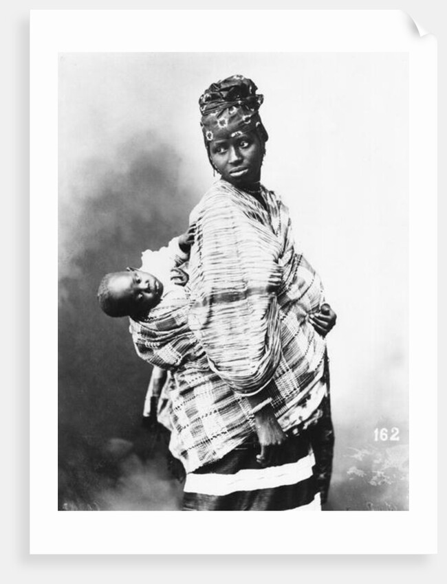 Senegalese Mother and Child, c.1900 by French Photographer