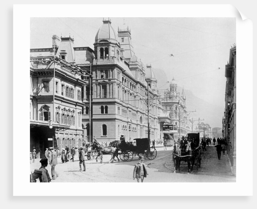 Cape Town: New Adderley Street, c.1914 by French Photographer