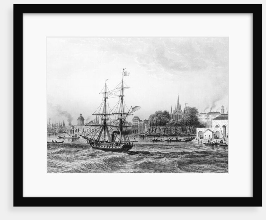 The Port of New Orleans by Charles de Lalaisse
