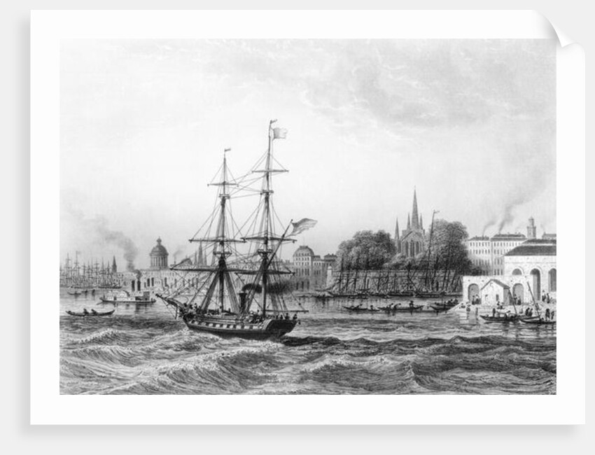 The Port of New Orleans by Charles de Lalaisse