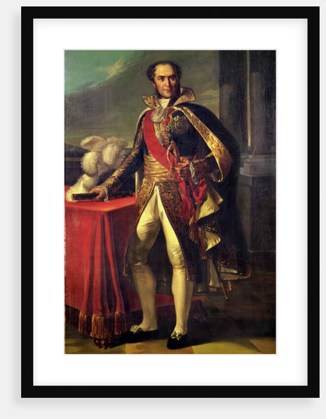 Guillaume Brune after a painting by Marie Guilhelmine Benoist by Eugene Battaille