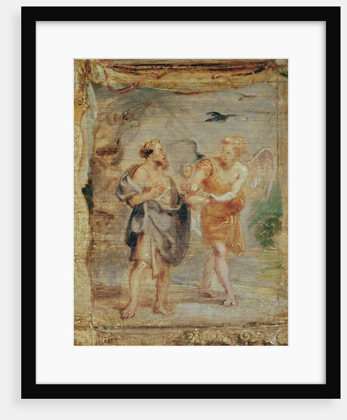 Elijah Receiving Bread and Water from an Angel, c.1626-28 by Peter Paul Rubens