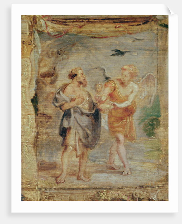 Elijah Receiving Bread and Water from an Angel, c.1626-28 by Peter Paul Rubens