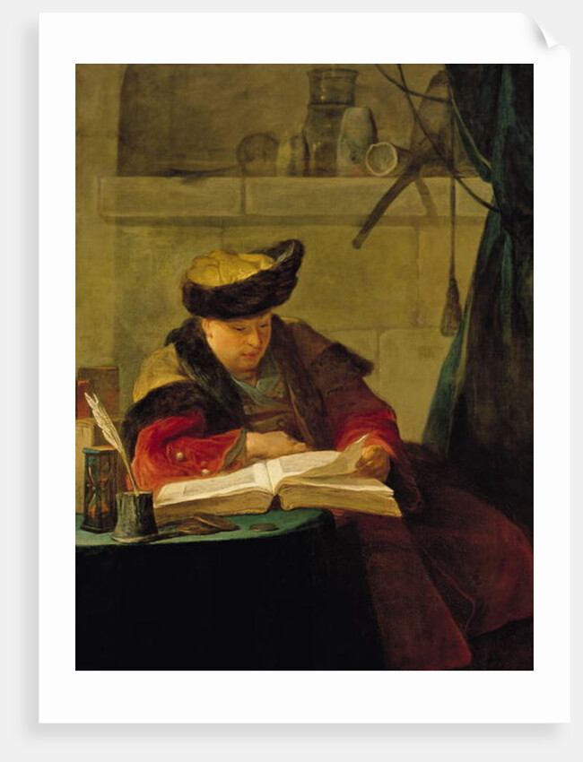 A Chemist in his Laboratory, or The Prompter, or A Philosopher giving a Lecture, 1734 by Jean-Baptiste Simeon Chardin
