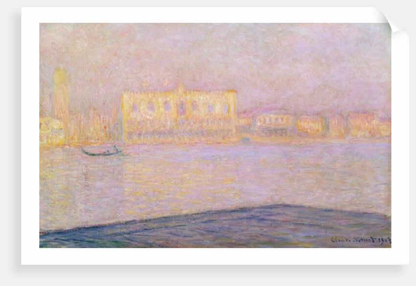 The Ducal Palace from San Giorgio, 1908 by Claude Monet