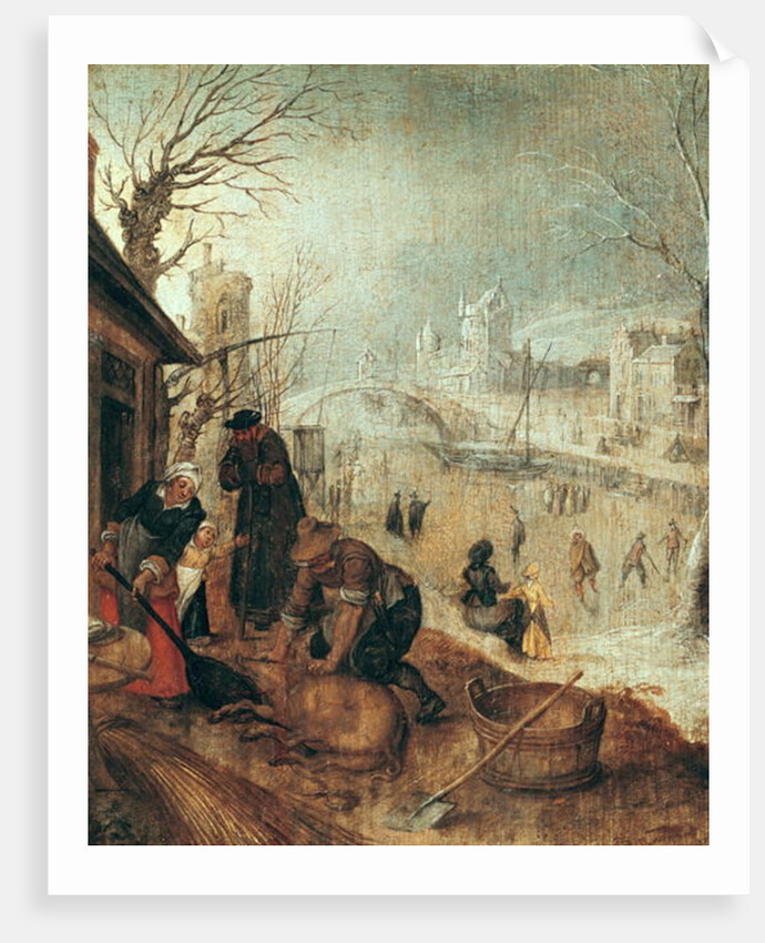 Winter Scene by Sebastian Vrancx