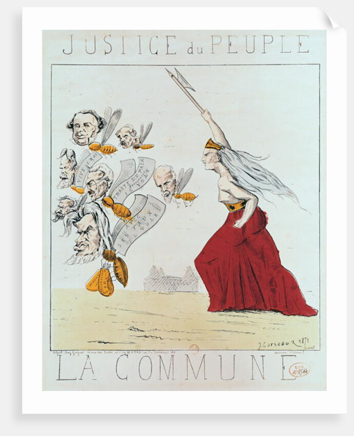 Allegory of the Commune, 1871 by J. Corseaux