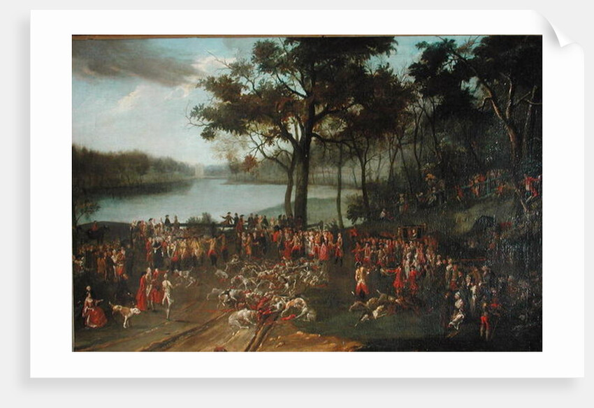 The Quarry at the Etangs de Commelles in 1771 by Jean Francois Perdrix