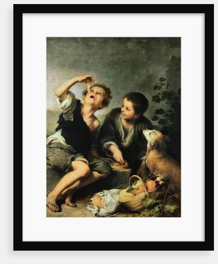 Children Eating a Pie, 1670-75 by Bartolome Esteban Murillo