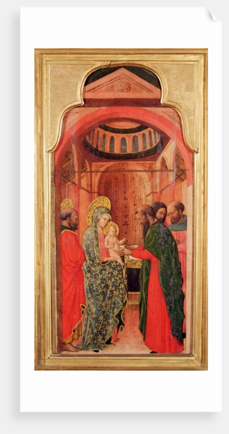 The Circumcision, from an altarpiece depicting scenes from the life of the Virgin, c.1445 by Giovanni Francesco da Rimini