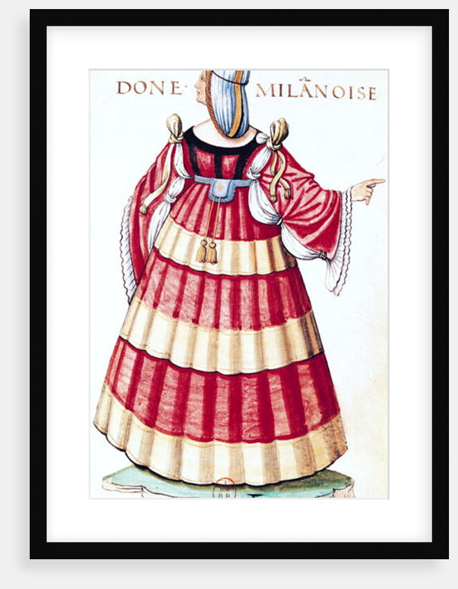 A Milanese Lady by French School