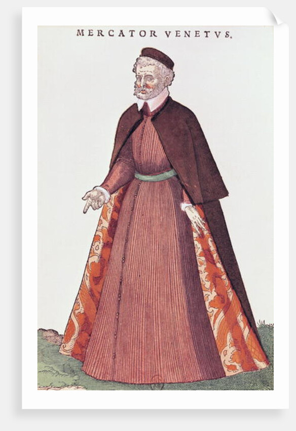 A Venetian Merchant by French School