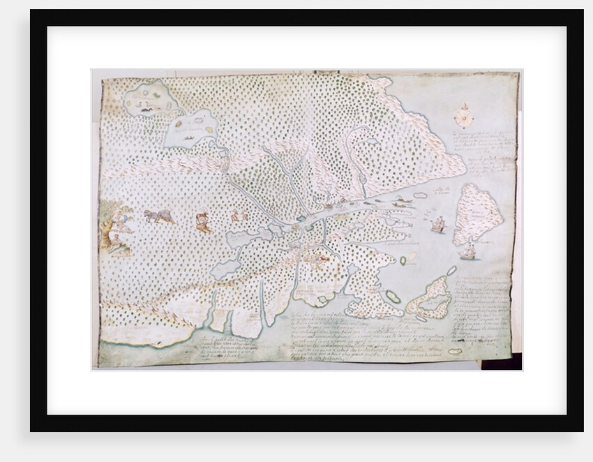 Map of the St. Lawrence Estuary by French School