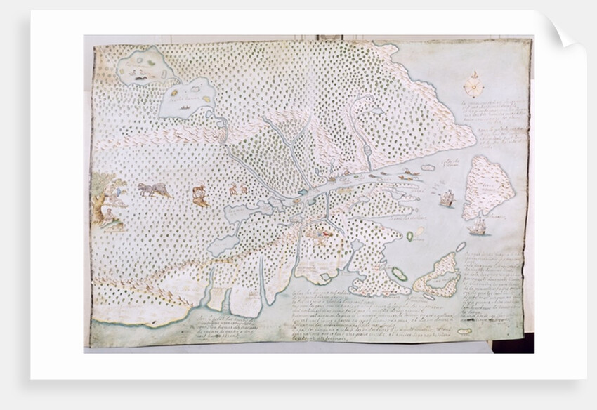 Map of the St. Lawrence Estuary by French School