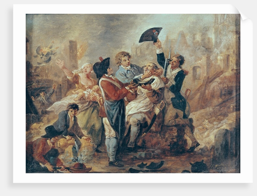 The Shaving Mug of Lille, 1793 by Louis Joseph Watteau