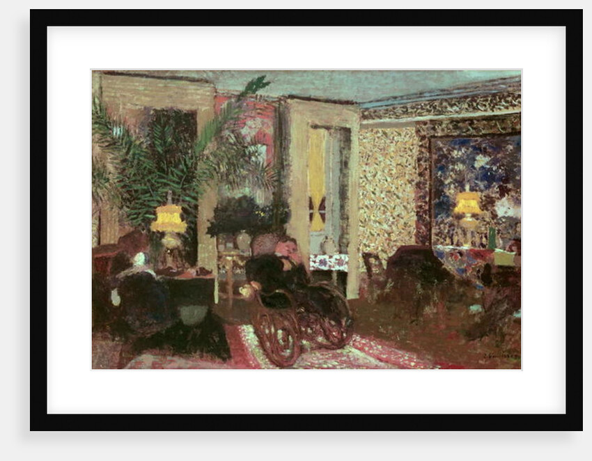 Interior or, The Salon with Three Lamps, 1899 by Edouard Vuillard