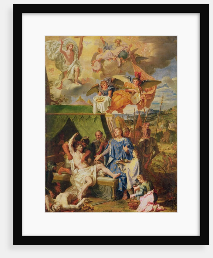 St. Louis Curing the Sufferers of Scrofula by Louis Licherie de Beurie