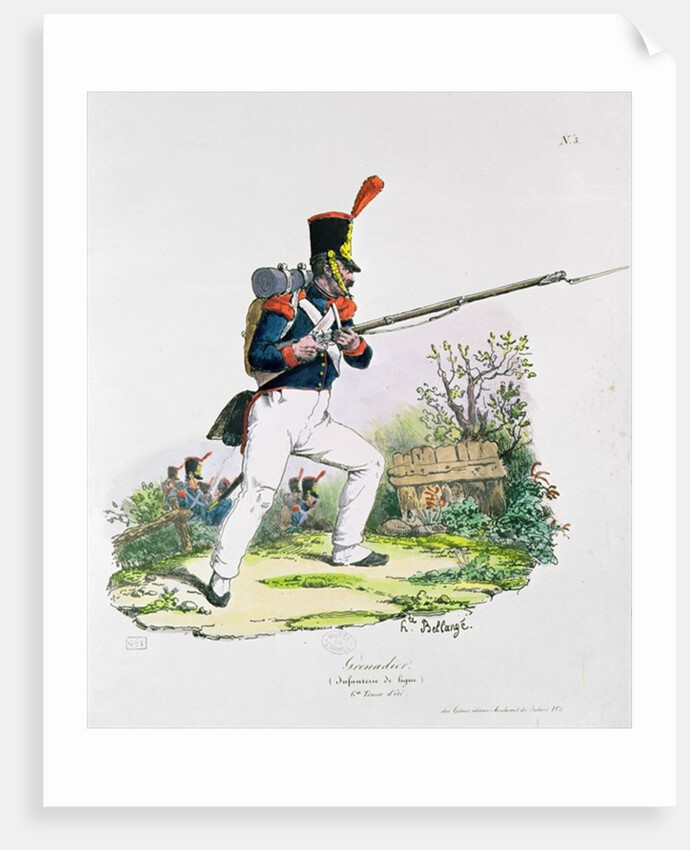 Grenadier Guard by Joseph-Louis-Hippolyte Bellange