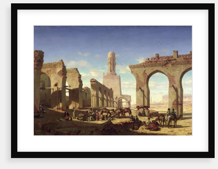 Ruins of the Mosque of the Caliph El Haken, Cairo, c.1840 by Prosper Georges Antoine Marilhat