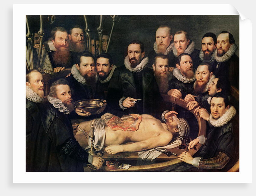 The Anatomy Lesson of Doctor Willem van der Meer in Delft, 1617 by Pieter van Miereveld