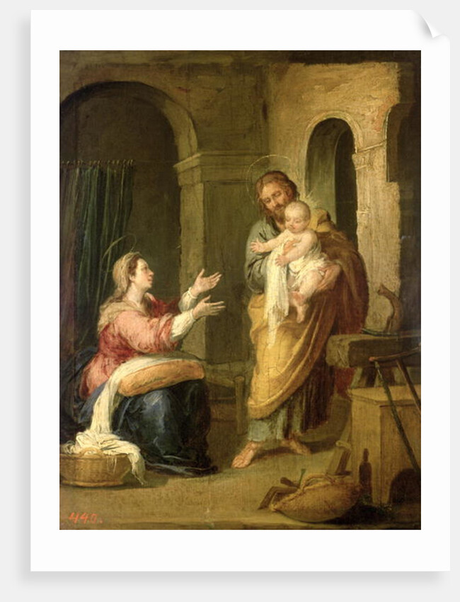 The Holy Family, c.1660-70 by Bartolome Esteban Murillo