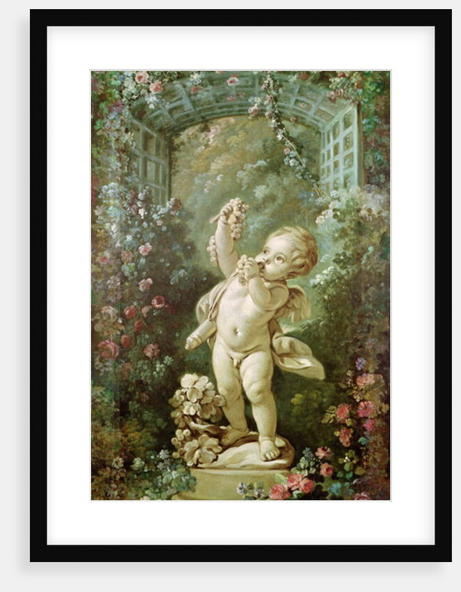 Cupid with Grapes by Francois Boucher