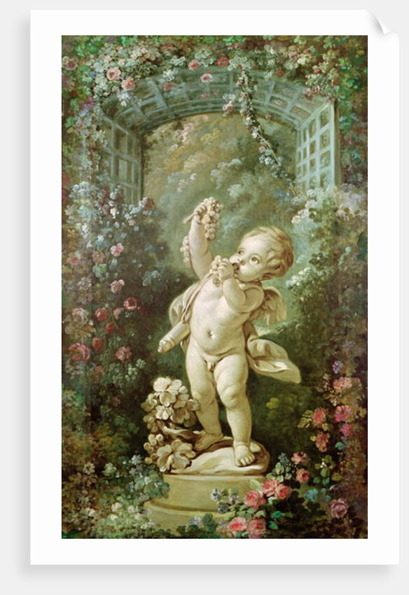 Cupid with Grapes by Francois Boucher