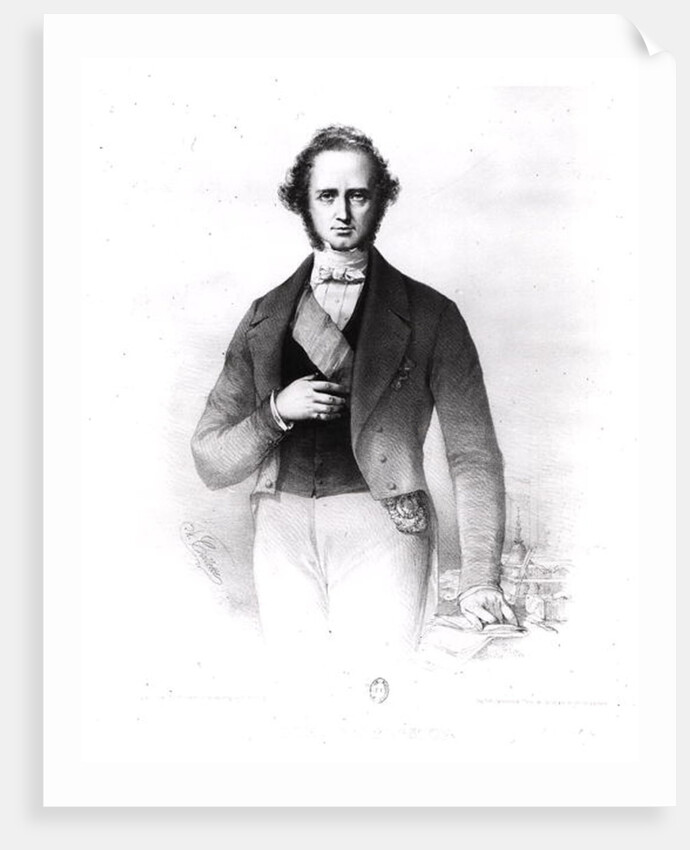 Portrait of Henry John Temple Lord Palmerston by John (after) Partridge