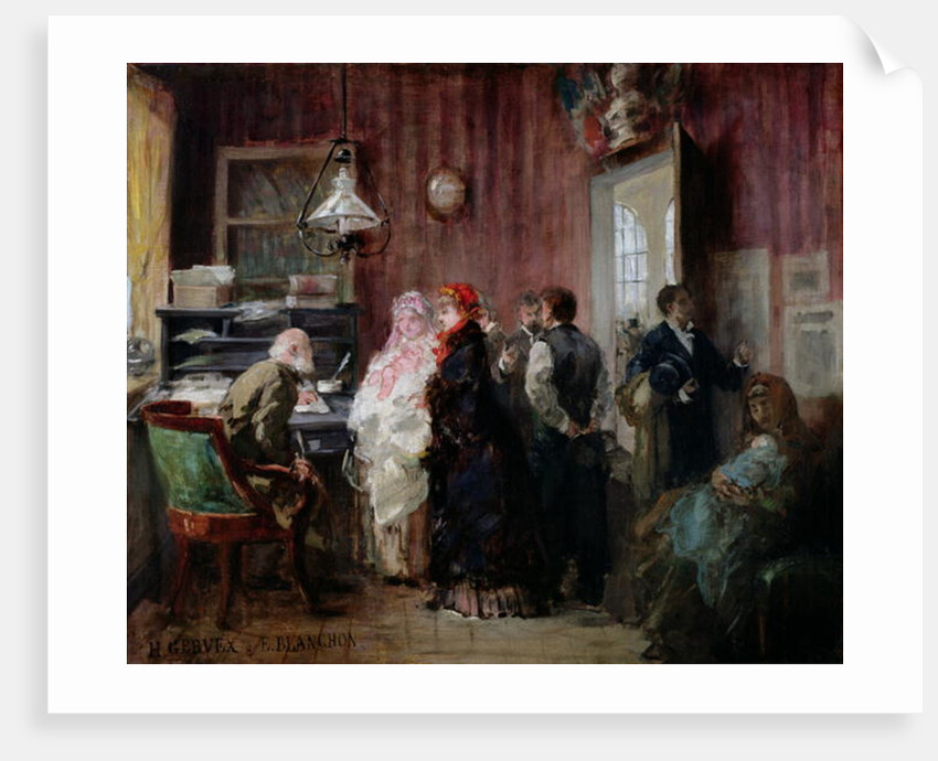 Birth, Town Hall of the 19th Arrondissement, c.1881 by Henri & Blanchon Emile Henri Gervex