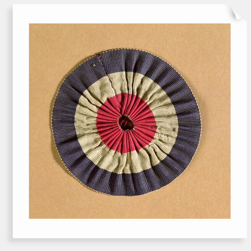 Tricolore Rosette by French School