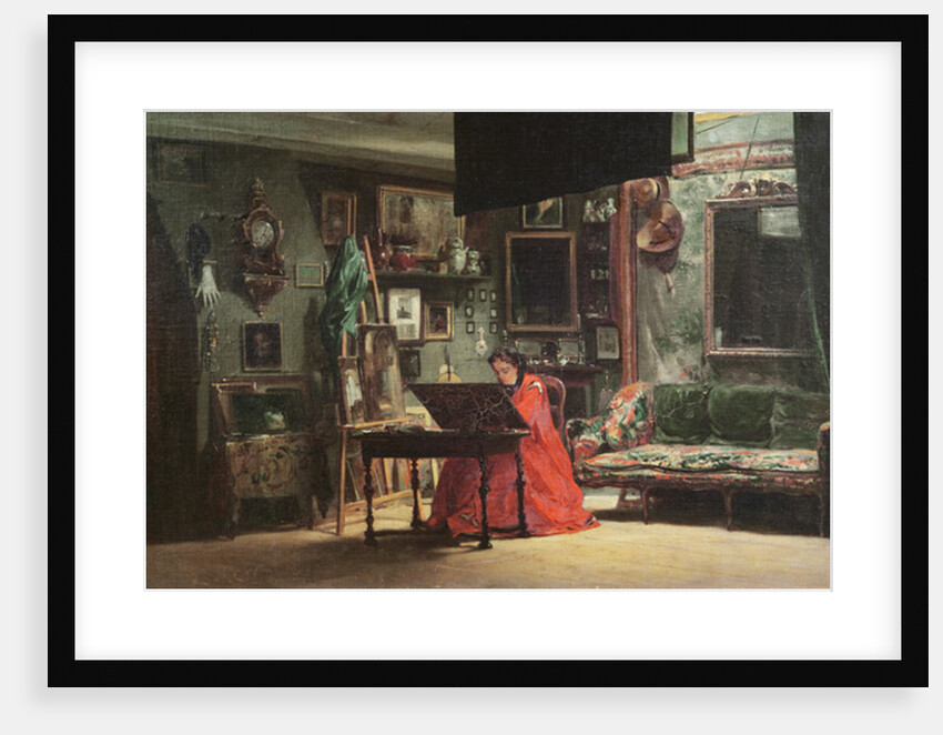 Princess Mathilde Bonaparte in her Studio by Charles Giraud