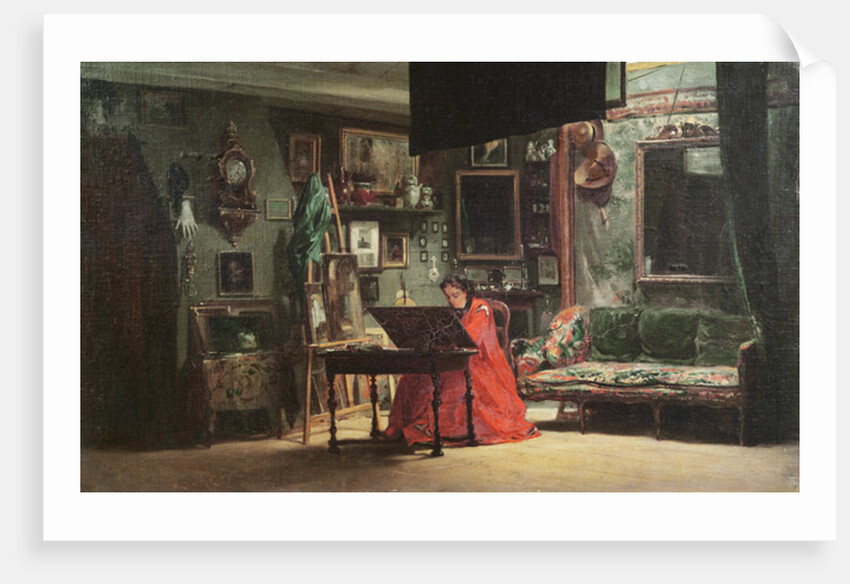 Princess Mathilde Bonaparte in her Studio by Charles Giraud