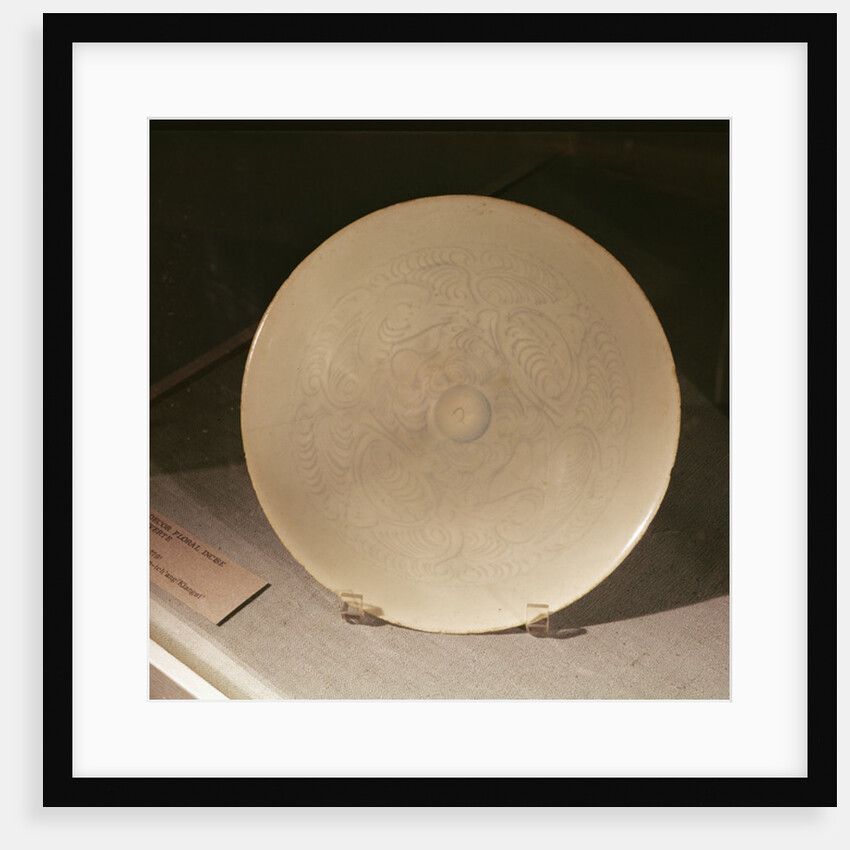Bowl with an incised floral decoration, from Nanchang, Jiangxi Province, Sung Dynasty, 12th-13th century by School Chinese
