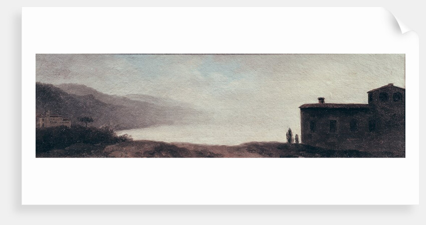 Lake Nemi in the Rain by Pierre Henri de Valenciennes