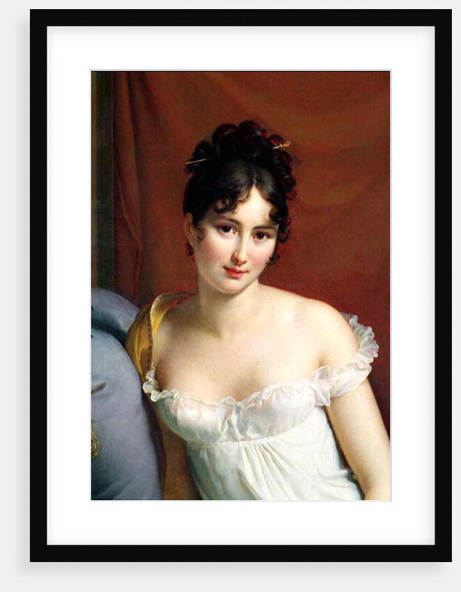 Portrait of Madame Recamier by Francois Pascal Simon Baron Gerard