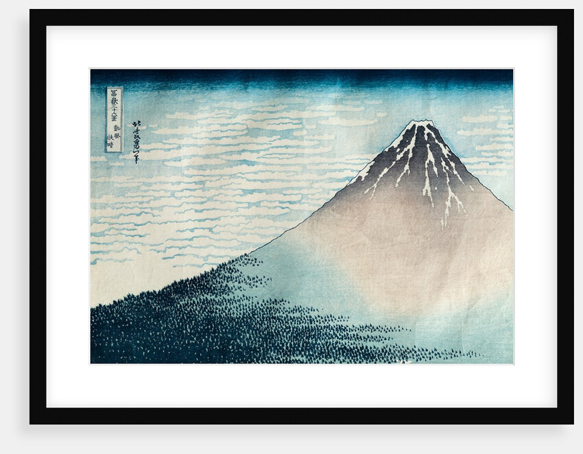 Fuji in Clear Weather by Katsushika Hokusai