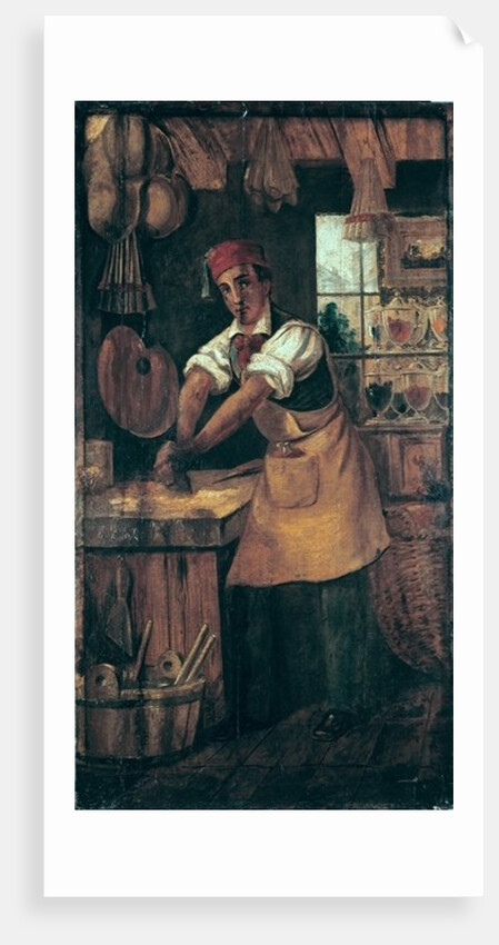 Shop sign for a paint seller, 225 rue Saint-Denis by French School