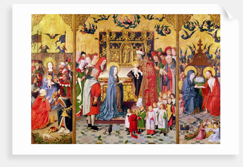 Altarpiece of the Seven Joys of the Virgin by Master of the Holy Family