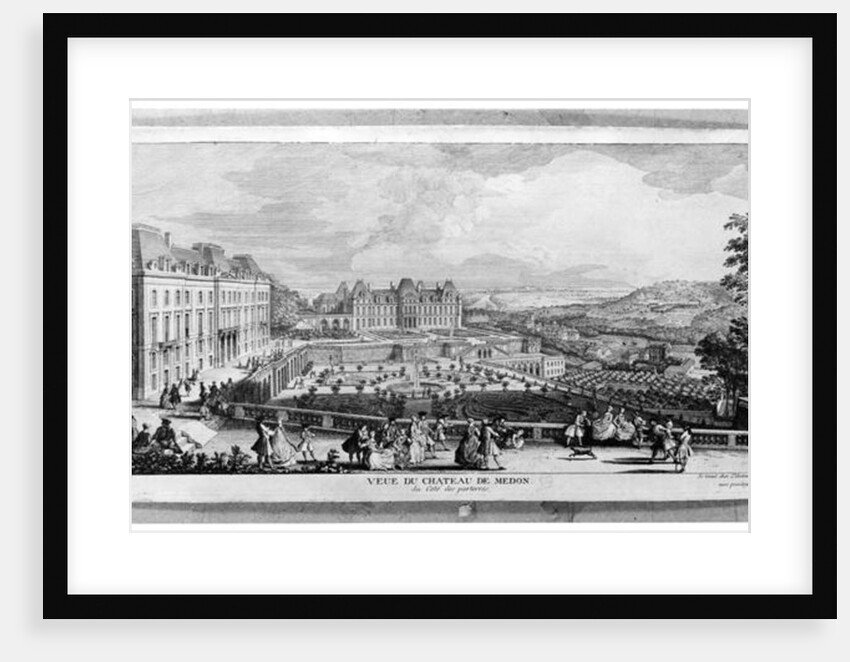 View of Chateau de Meudon by Jacques Rigaud