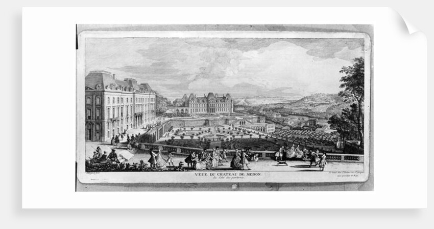 View of Chateau de Meudon by Jacques Rigaud