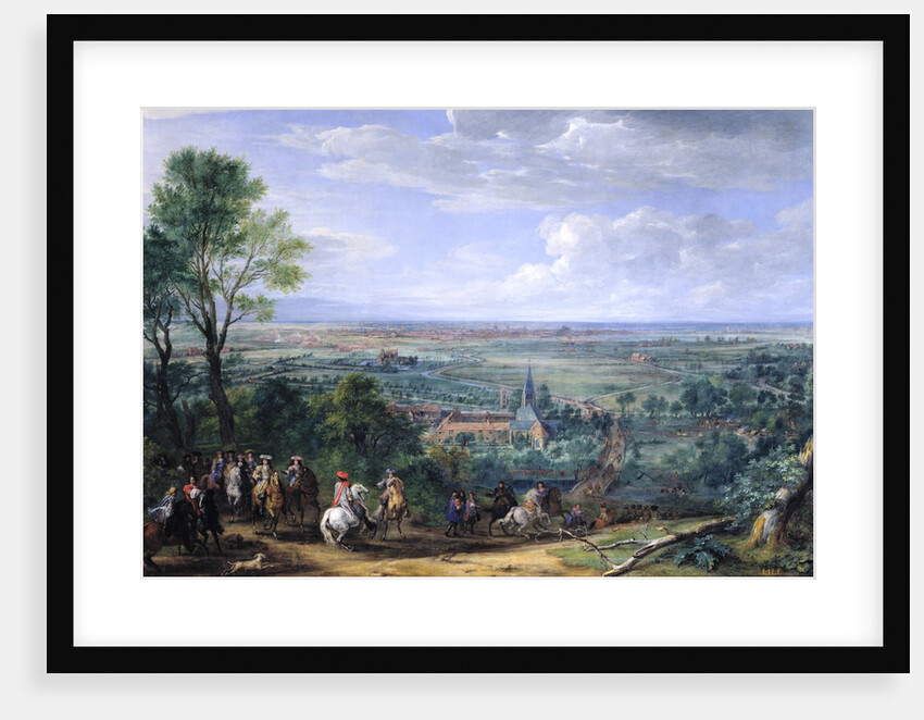 Louis XIV at the Siege of Lille facing the Priory of Fives, August 1667, c.1685 by Adam Frans van der Meulen