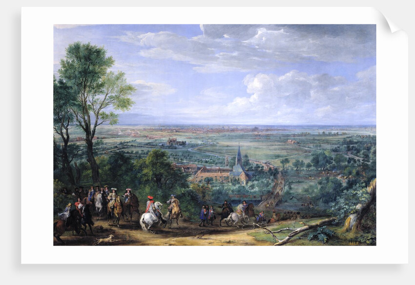 Louis XIV at the Siege of Lille facing the Priory of Fives, August 1667, c.1685 by Adam Frans van der Meulen