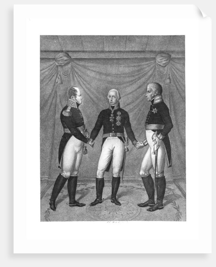 The Holly Alliance, 1815 by Johann Carl Bock