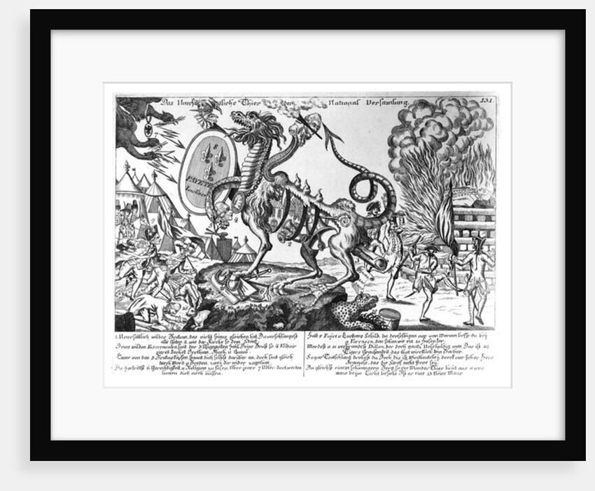 The insatiable animal of the National Assembly by German School