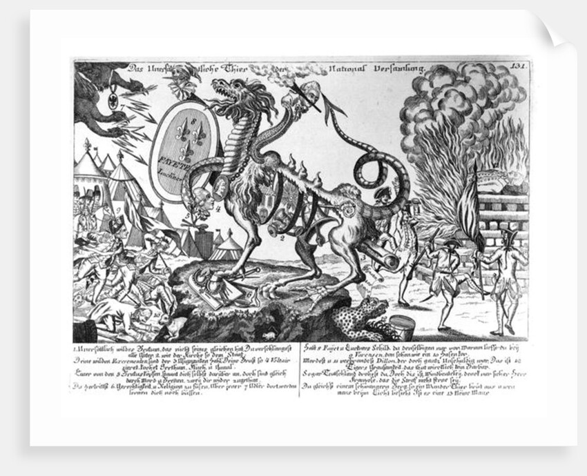 The insatiable animal of the National Assembly by German School