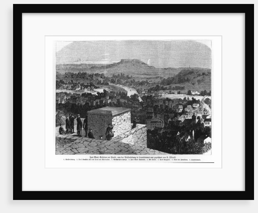 Mount Valerien seen from Louveciennes by German School